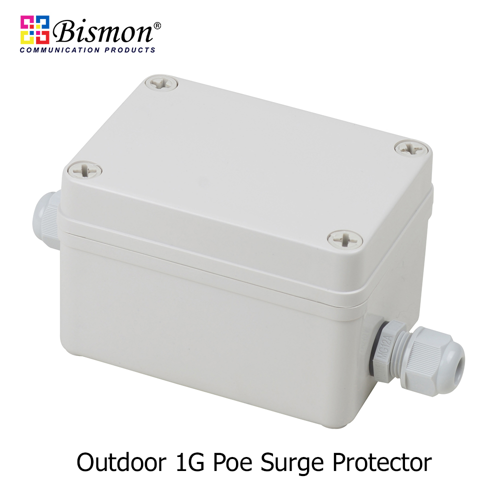 High Performance Outdoor 1G PoE Surge Protector (IEEE 802.3af/at/bt)